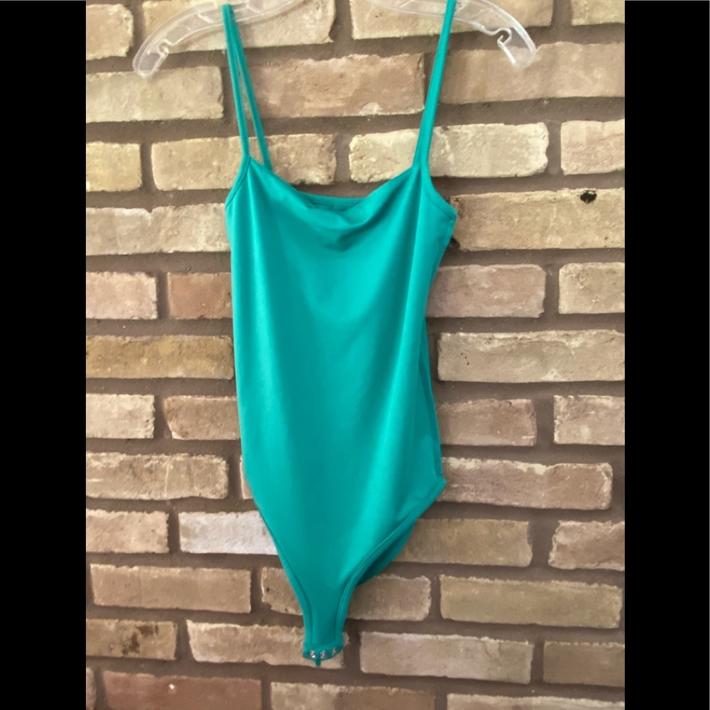 Green body suit